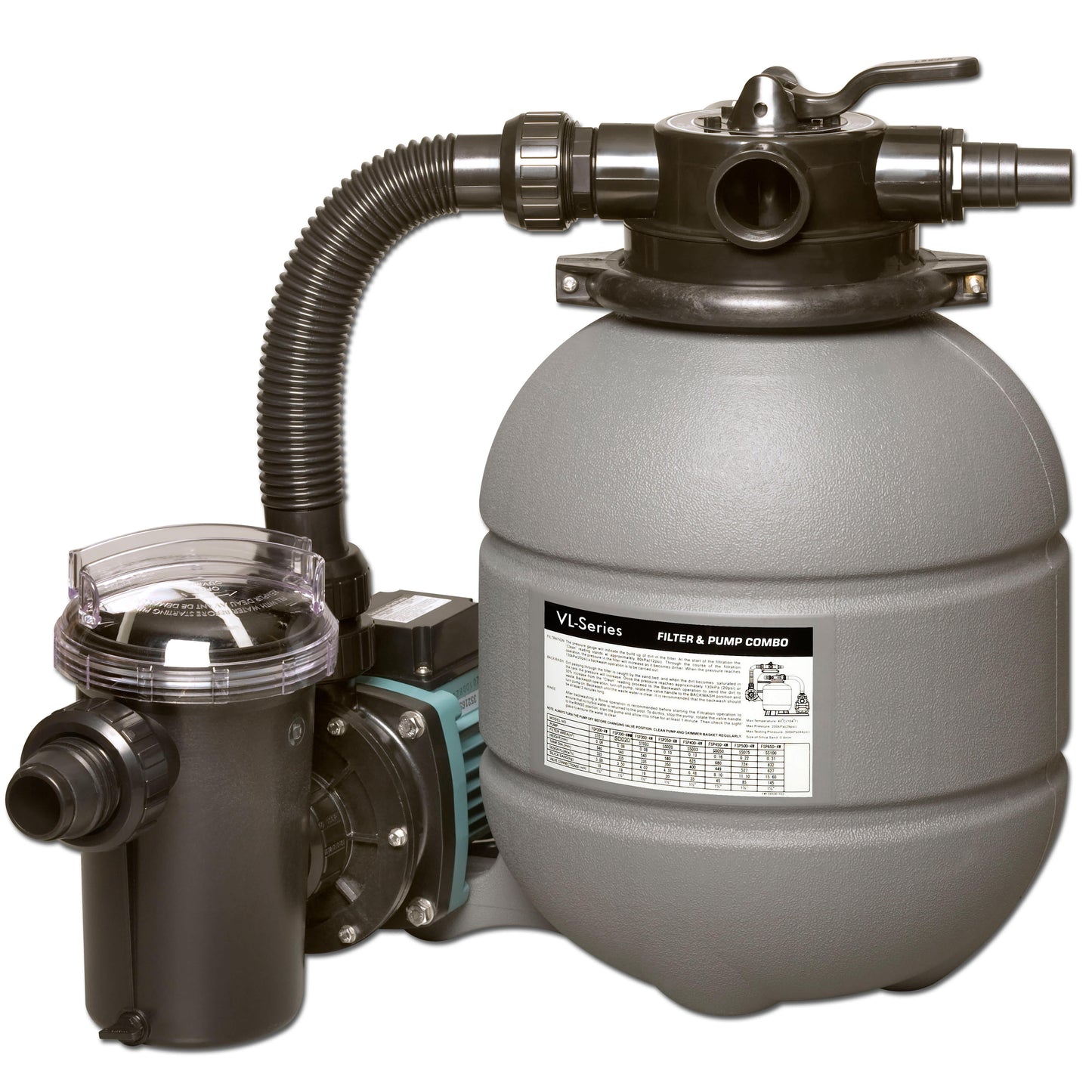 Hayward VL Series 13" Top Mount Sand Filter System w/ 30 GPM Pump | VL40T32