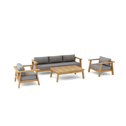 Anderson Teak Palermo 4-Piece Deep Seating Set