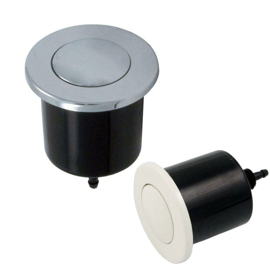 Chrome Herga Air Button - Compact Microbore Air Switch for Pools & Spas
