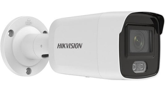 Hikvision Home Security Camera Performance Series ColorVu 4MP Outdoor Bullet IP Camera, 4mm Fixed Lens DS-2CD2047G2-LU 4MM