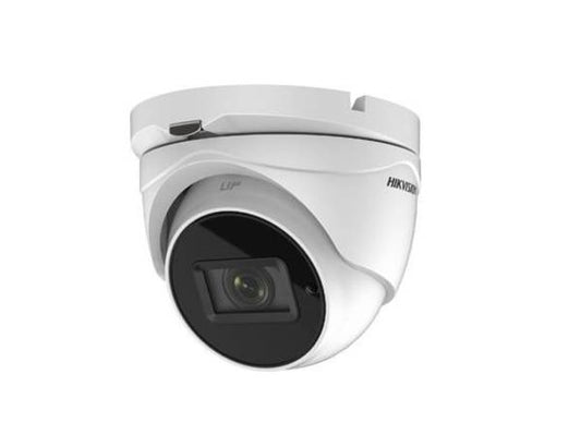Hikvision Home Security Camera TurboHD 5MP Outdoor Smart IR Turret Analog Camera, 3.6mm Fixed Lens DS-2CE78H0T-IT3F