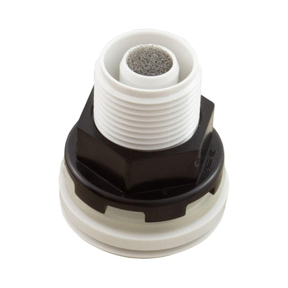 HydroAir Balboa Water Group 1/2in. Air Control Assembly White - 10-2200WHT for spa jet airflow adjustment.
