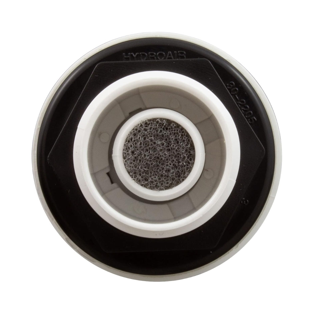HydroAir Balboa Water Group 1/2in. Air Control Assembly White - 10-2200WHT for spa jet airflow adjustment.