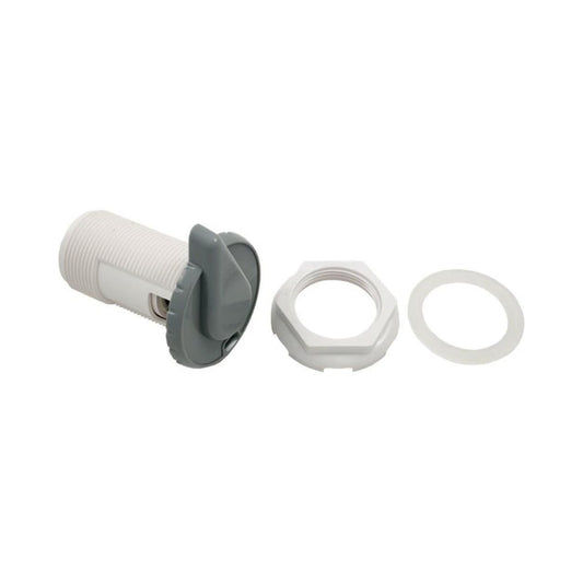 HydroAir Balboa Water Group Air Control Valve in grey for precise spa airflow regulation.