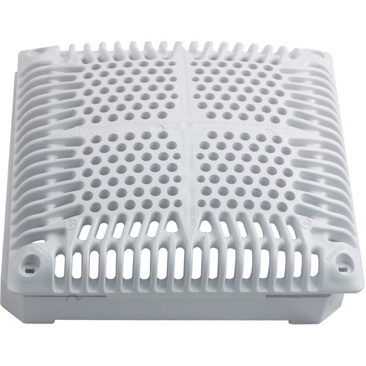 Hayward WGX1031BHF2 Main Drain Grate with Inner Frame - 9” x 9", Square
