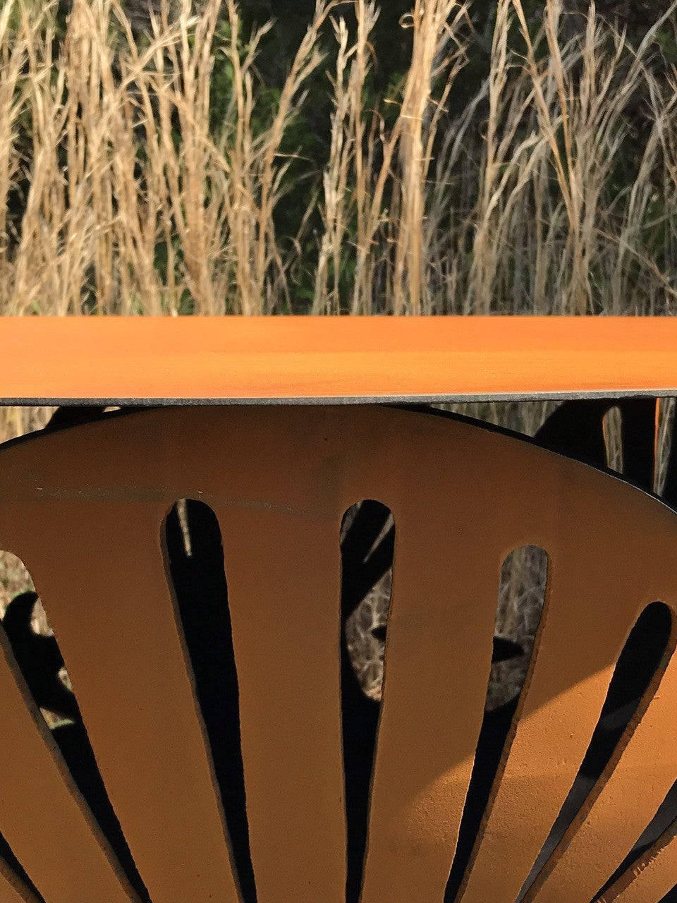 Fire Pit Art Steel Table Top Lid, 51"