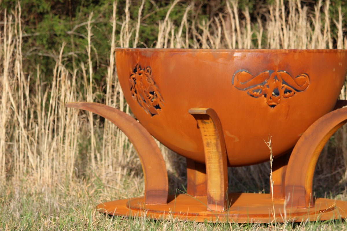 Fire Pit Art Africa's Big Five Fire Pit, 41"