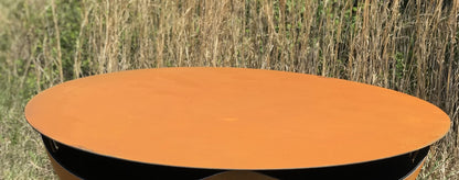 Fire Pit Art Steel Table Top Lid, 51"