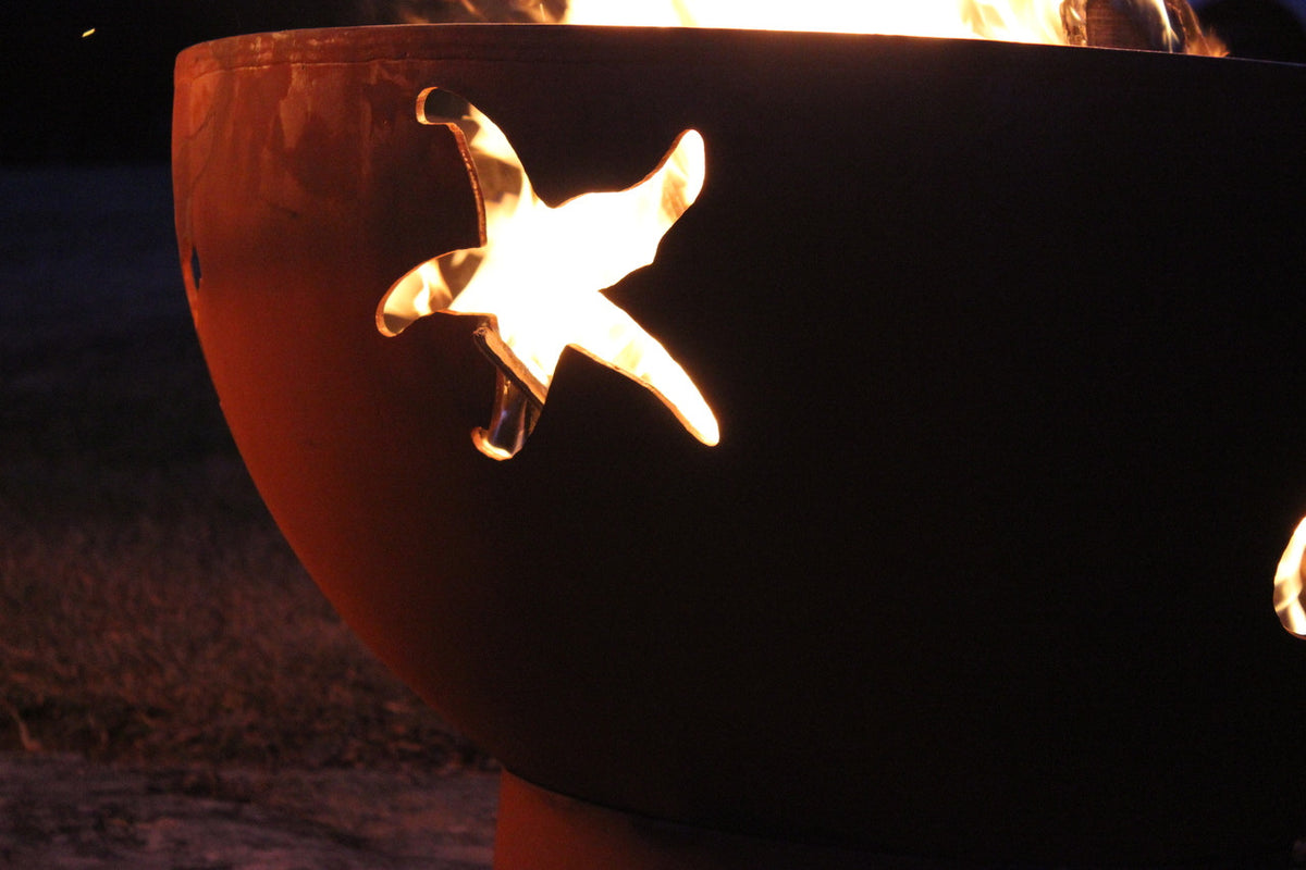 Fire Pit Art Sea Creatures Fire Pit, 36"