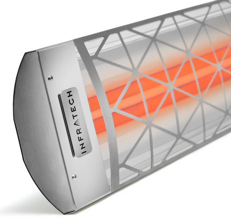 Infratech CD5224SS1 48" 5200 Watt 240 Volt Contemporary Motif Collection - Stainless Steel