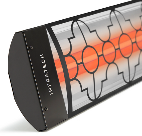 Infratech CD4024BL3 39" 4000 Watt 240 Volt Mediterranean Motif Collection - Black