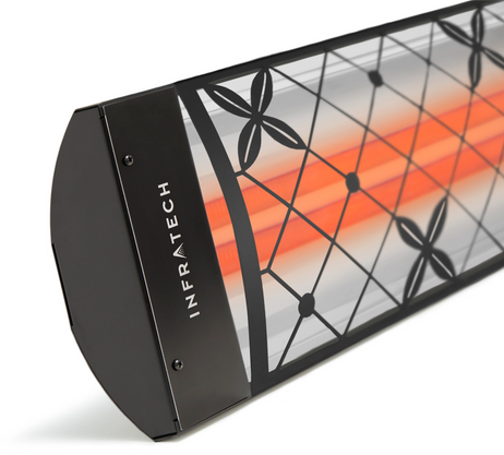 Infratech CD5224BL4 48" 5200 Watt 240 Volt Traditional Motif Collection - Black