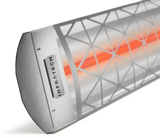 Infratech C2624MG1 48" 2600 Watt 240 Volt Contemporary Motif Collection Infrared Heater - Marine Grade