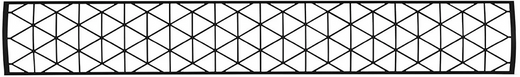 Infratech Contemporary Motif Upgrade Kit, 61", Black | BL1S61