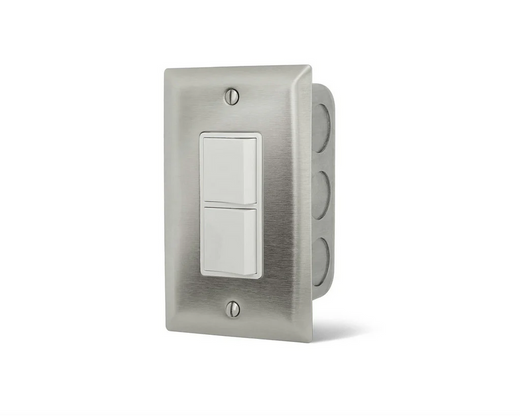 Infratech Single Duplex Switch Wall Plate & Gang Box | 14 4300