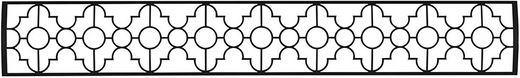 Infratech Mediterranean Motif Upgrade Kit, 61", Black | BL3D61