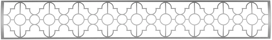 Infratech SS3D48 48" Mediterranean Motif Upgrade Kit - Stainless Steel