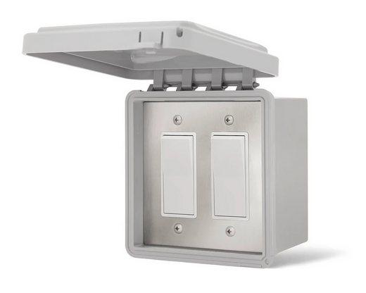 Infratech Dual On/Off Switch Surface Mount & Gang Box | 14 4425