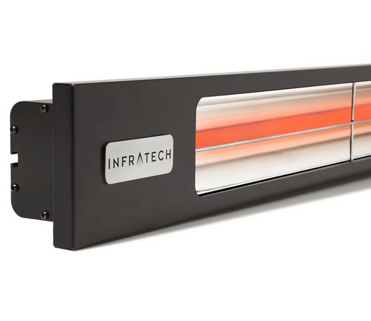 Infratech Slim Line Infrared Heater, 29.5", 1,600W, 240V, Black Shadow
