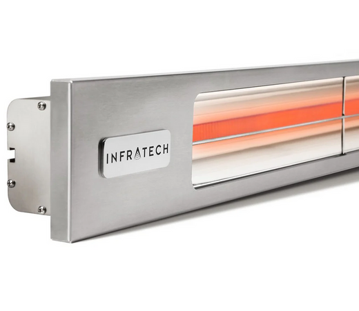 Infratech Slim Line Infrared Heater, 43.5", 2,400W, 240V, Silver
