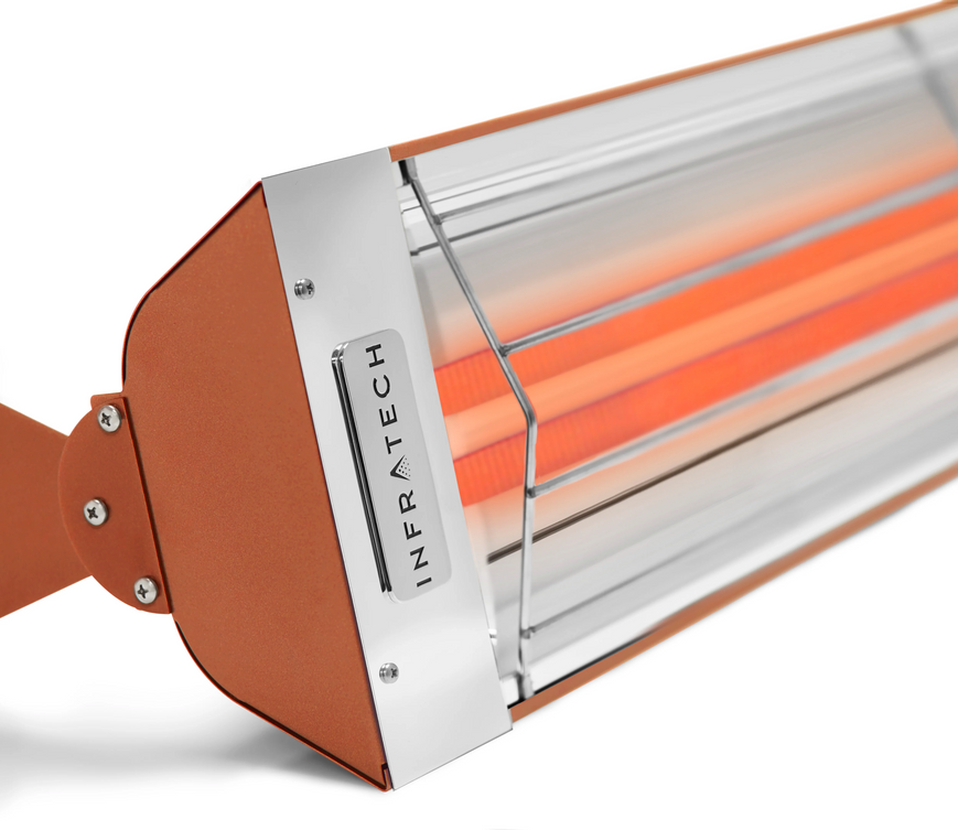 Infratech WD6024CP 61 1/4" Dual Element 6,000 Watt 240V 25.0 Amps Infrared Heater - Copper