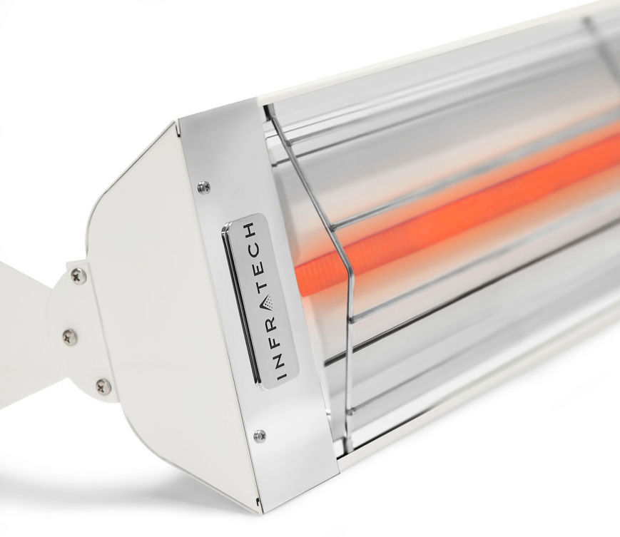 Infratech W3024WH 61 1/4" 3000 Watt 240 Volt 12.5 Amps Infrared Heater - White