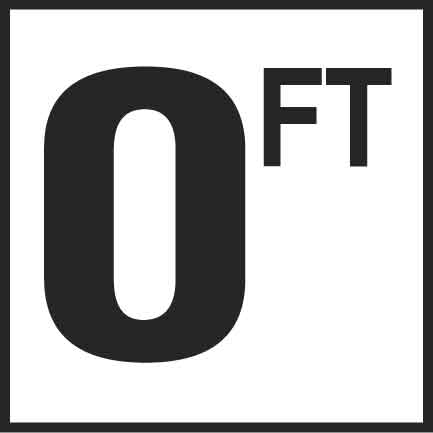 Inlays 0Ft Smooth 6X6 Marker Tile Black , 0FT | C610000