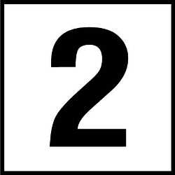 Inlays 2 (Number Only) Depth , 2 SR | C621020