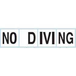 Inlays No Diving (4 Tile) Depth , SR | C622000