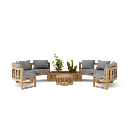 Anderson Teak Circular Modular Deep Seating Set