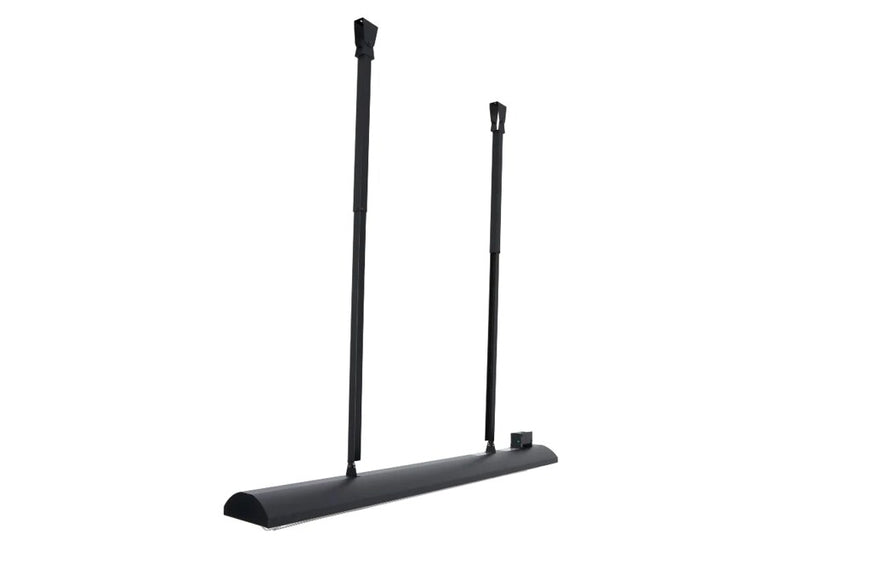 Infratech 13 1246BL Drop Mount Heater Assembly- Extender Upto 6Ft (Black)