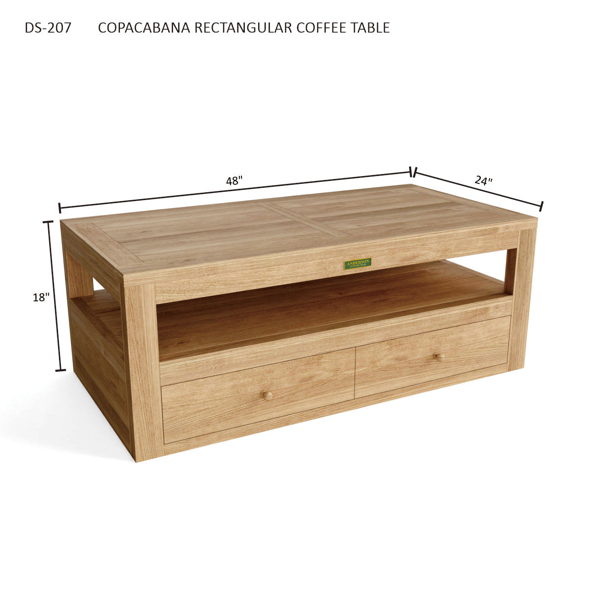 Anderson Teak Copacabana Coffee Table