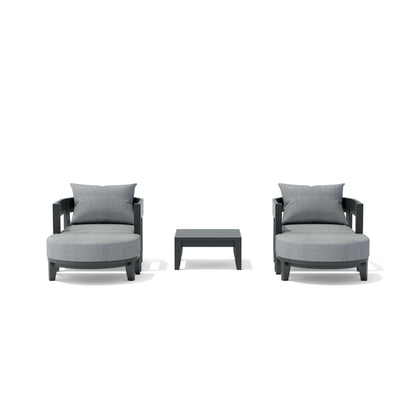 Anderson Teak Coronado 5-Piece Aluminum Deep Seating Set