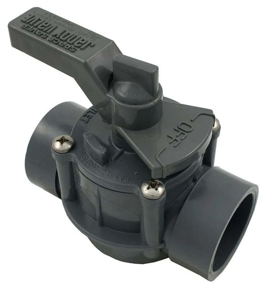 Jandy Genuine Parts 1 1/2-2" Positive Seal, 2 Port Valve, Space-Saver, 3407