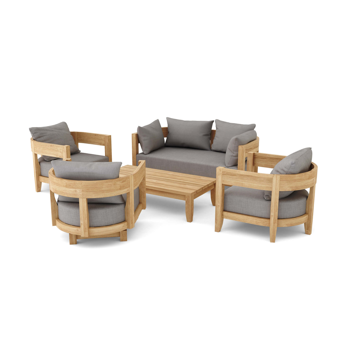 Anderson Teak Coronado 5-Piece Deep Seating Set