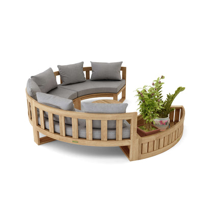 Anderson Teak Circular Modular Deep Seating Set