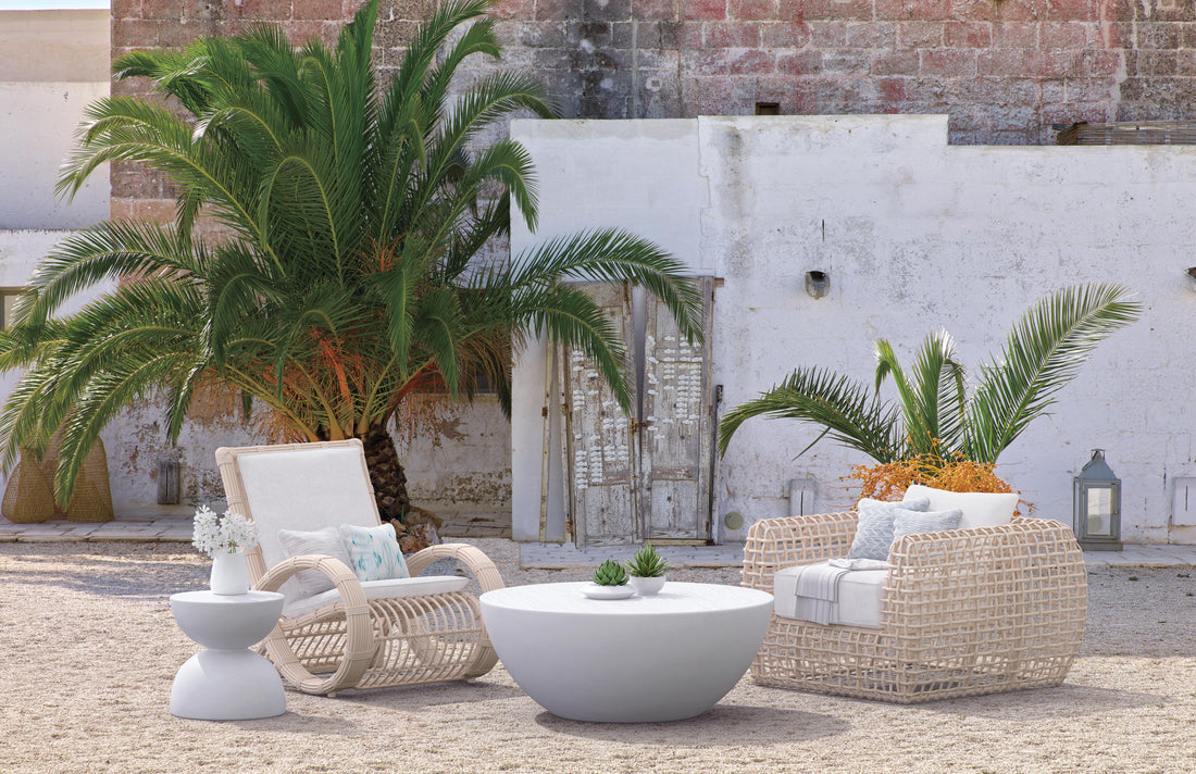 Outdoor club chairs and sofas
