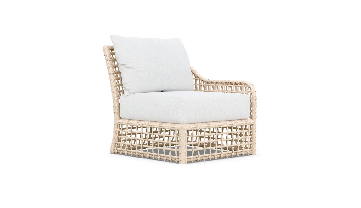Kiawah Left Arm Chair, Almond