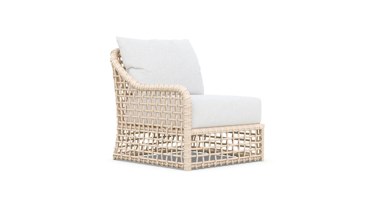 Kiawah Right Arm Chair, Almond
