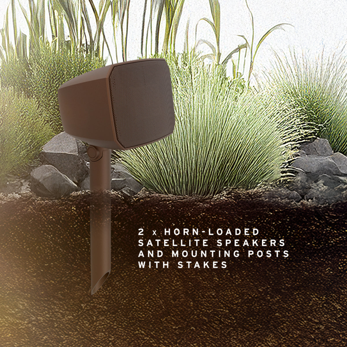 Klipsch Courtyard 4.1 Landscape Speaker System with Subwoofer, Klipsch