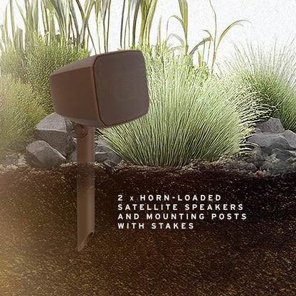 Klipsch Courtyard 4.1 Landscape Speaker System with Subwoofer, Klipsch