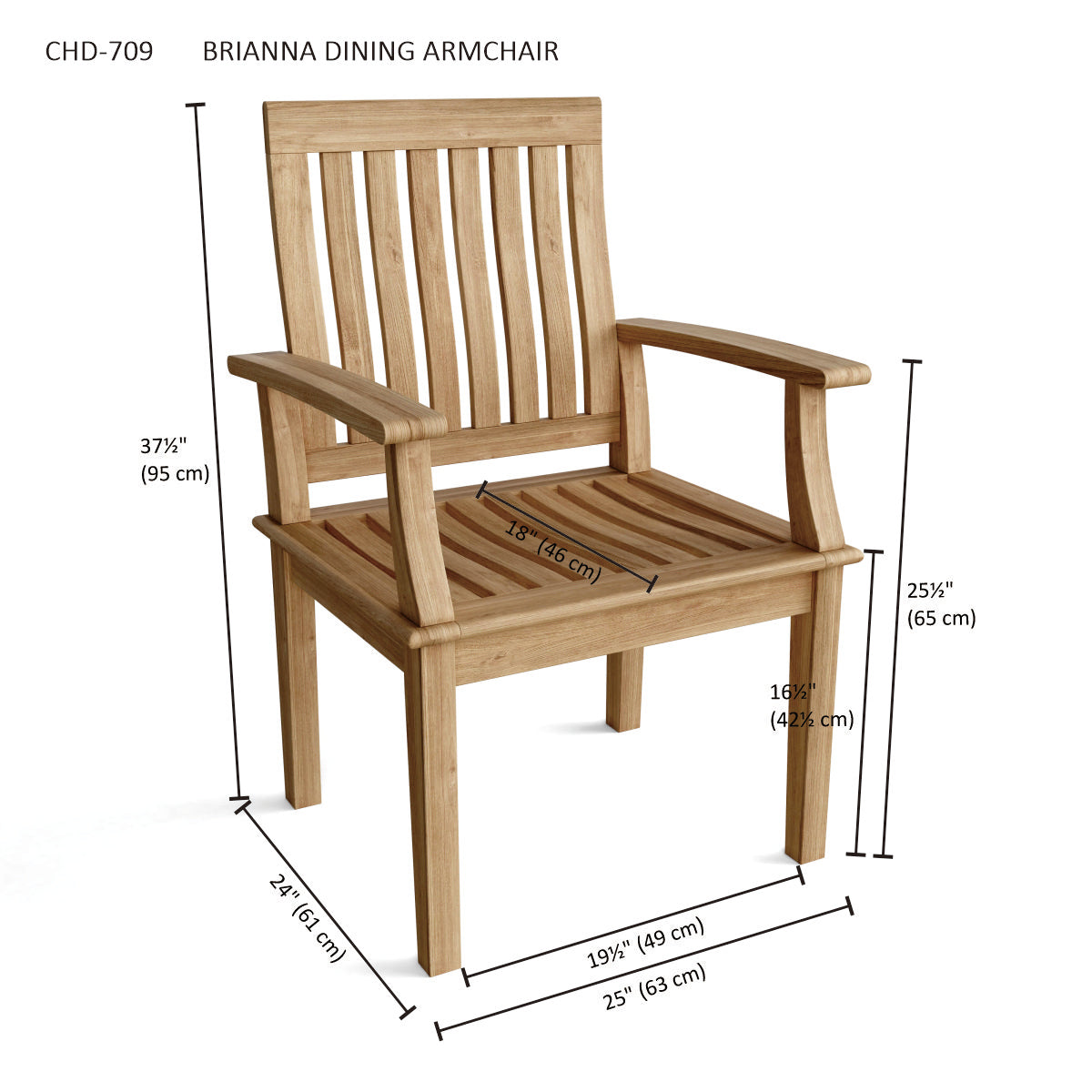 Anderson Teak Bahama Brianna 5-Piece Dining Set