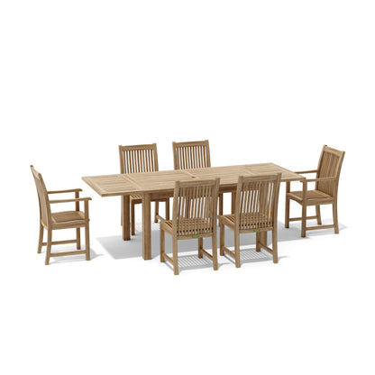 Anderson Teak Bahama Chicago 7-Piece Dining Set Chair B