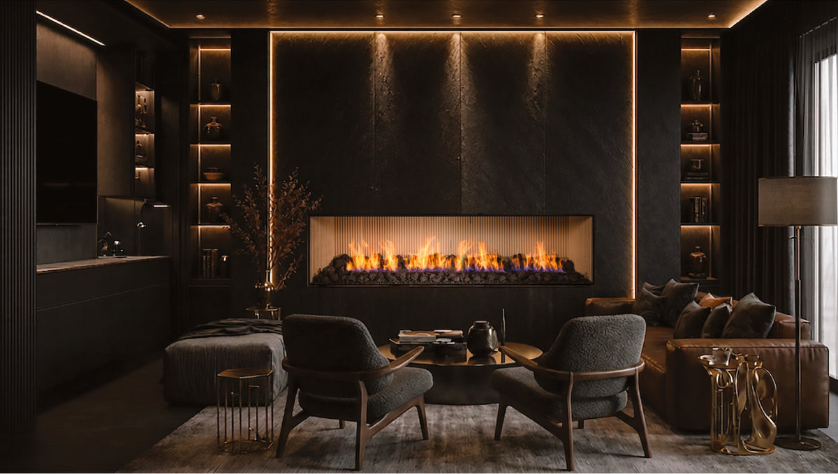 gbp-luxury-linear Golden Blount 96 inch linear gas fireplace