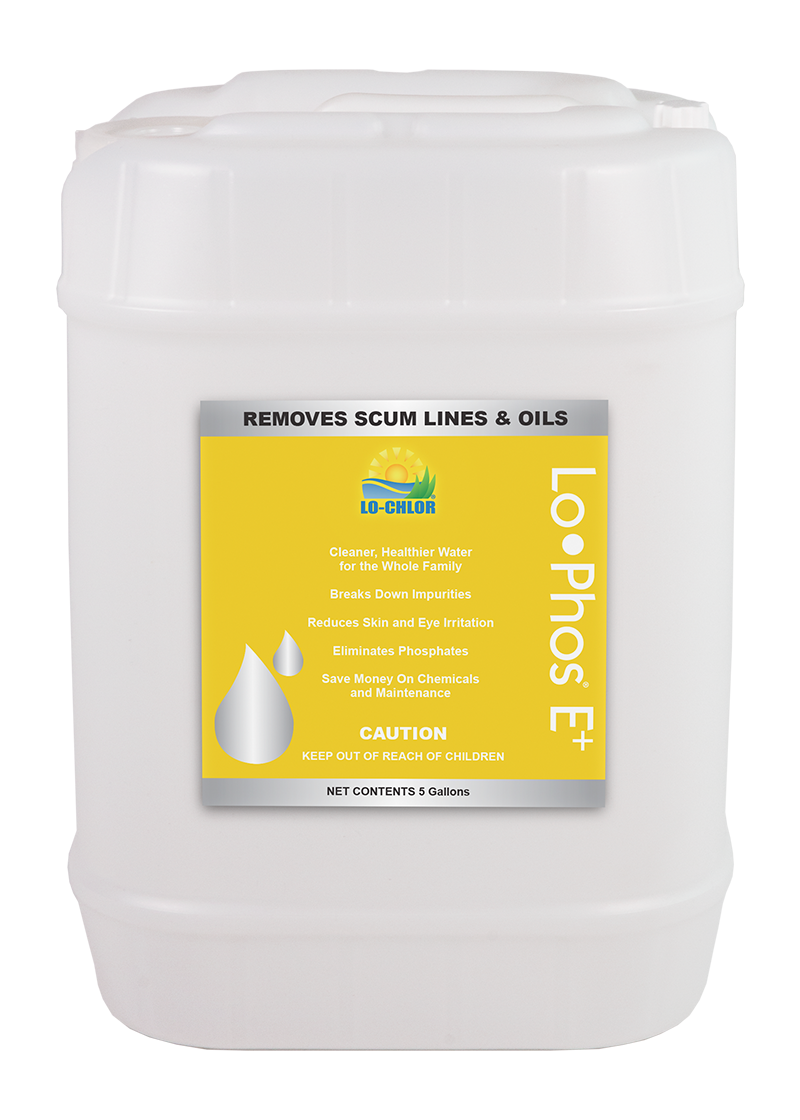 Lo-Chlor Lo-Phos E Plus Phosphate Reducer with Enzymes, 5 Gallon