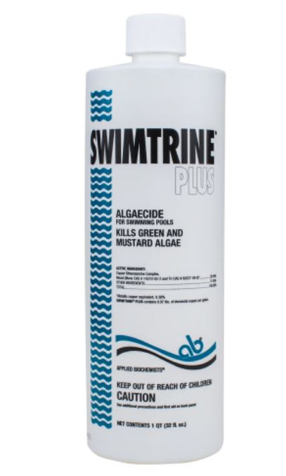 Applied Bio Swimtrine Plus Algaecide, 1 Quart Bottle, 12/Case | 406103A | 4009910