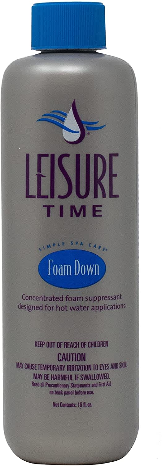 Leisure Time Spa Foam Down, 1 Pint Bottle, 12/Case | Leisure Time24