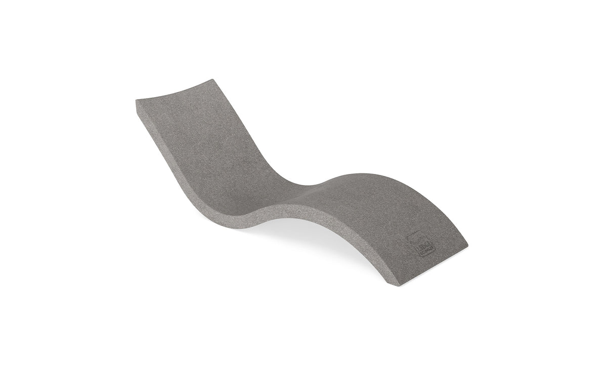 Ledge Lounger Signature Chaise in Sandstone resin