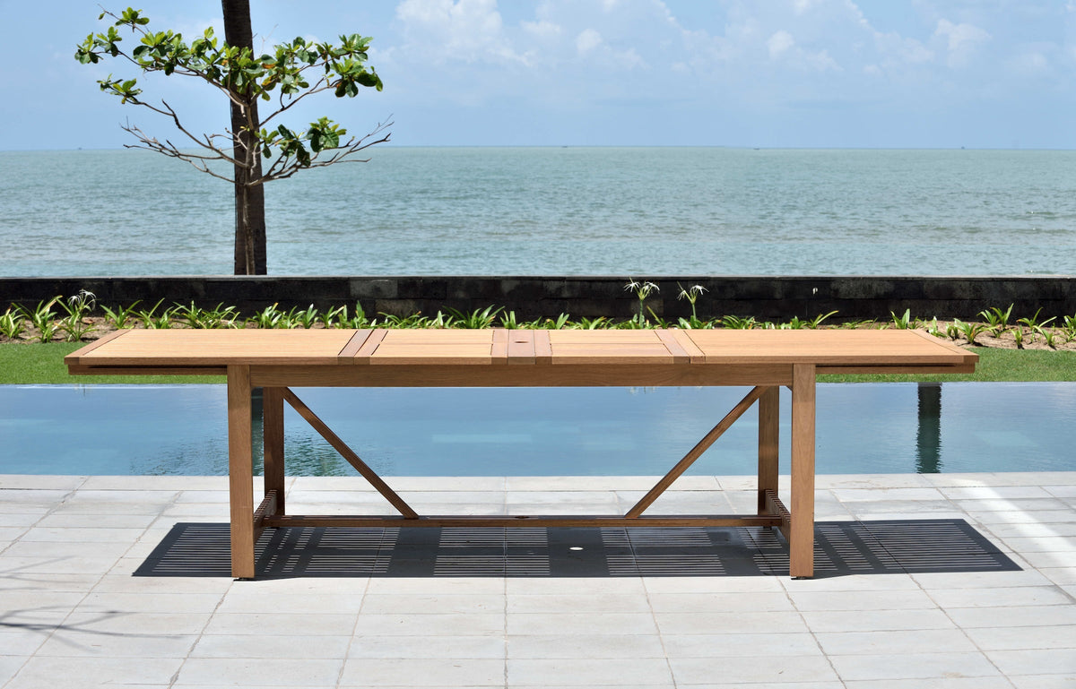 Amazonia Leyland 9 Piece Extendable Patio Dining Set