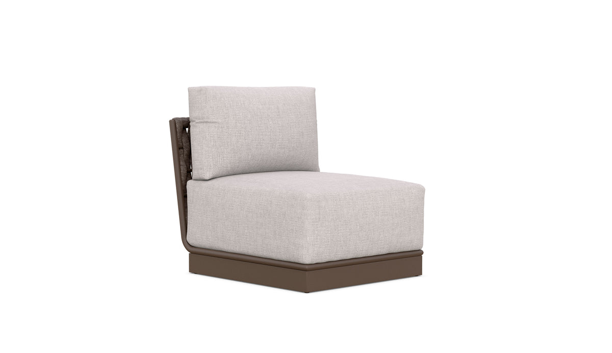 Maui Armless Chair, Cocao